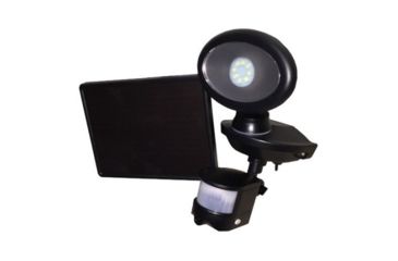 Image of MAXSA Solar-Security Video Camera And Floodlight, Black 44643CAMBK