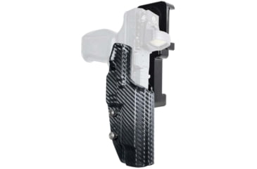 Image of Maxtor Tactical Alloy Competition OWB Holster w/ Align Tactical Thumb Rest, H&amp;K VP9L, Right, Carbon Fiber, ACHBK-VP9LREST-CF