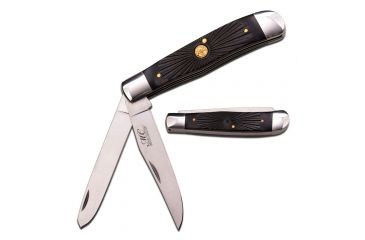 Image of MC Masters Collection Folding Blade, 4.25in, Stainless Steel Blade, Dark Brown Wood Handle MC-016