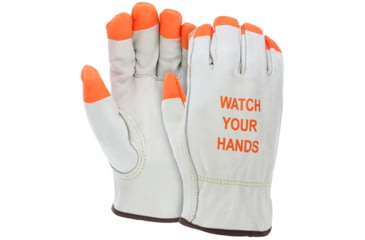Image of MCR Safety 3215PIM Leather Drivers Work Gloves, CV Grade Cow Grain Leather, Beige, Medium, 3215PIM