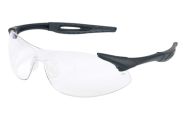 Image of MCR Safety A1 Series Safety Glasses, Anti-Fog Lens, Extremely Flexible Temples, Non-Slip Temples and Soft TPR Nose Piece, Clear Lens/Black Frame, One Size, IA110AF