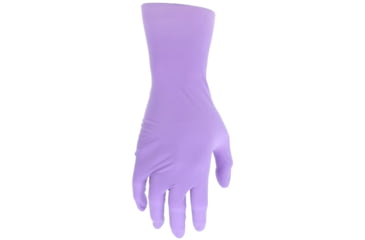 Image of MCR Safety ChemTech Tri-Polymer Blended Disposable Gloves, Powder Free Industrial Food Service Grade, Nitrile Neoprene and Latex Polymers, 12in Length, 6 mil Thickness, Lilac, Small, 7036S