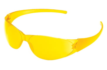 Image of MCR Safety CK1 Series Safety Glasses, Flexible Bayonet Temples, Amber, One Size, CK114