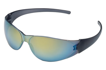 Image of MCR Safety CK1 Series Safety Glasses, Flexible Bayonet Temples, Rainbow Mirror, One Size, CK118