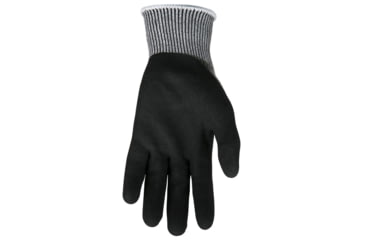 Image of MCR Safety Cut Pro 13 Gauge Hypermax Shell Cut, Abrasion and Puncture Resistant Work Gloves, Foam Nitrile Palm Over Flat Nitrile Dip, Black/Salt and Pepper, XX - Large, 92783XXL