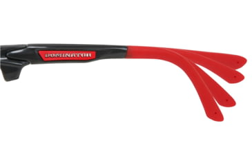 Image of MCR Safety Dominator DM3 Series Safety Glasses, MAX36 Lenses, Adjustable Wire Core Temples and Nose Piece, Fire Mirror, One Size, DM131RDC