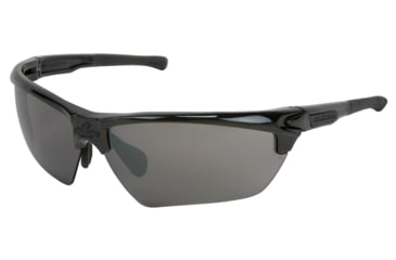 Image of MCR Safety Dominator DM3 Series Safety Glasses, Polarized MAX36 Anti-Fog Lenses, Adjustable Wire Core Temples and Nose Piece, Black Mirror, One Size, DM1337BZDC