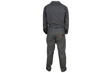 Image of MCR Safety Flame Resistant Deluxe Coverall, 88% Cotton 12% Nylon, Gray, 38 TALL, DC1G38T