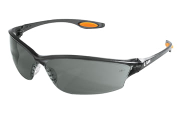 Image of MCR Safety Law LW2 Series Safety Glasses, Soft Secure TPR Nose Piece and Temple Inserts, Gray, One Size, LW212