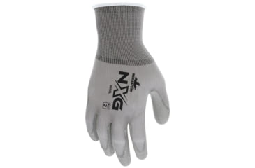 Image of MCR Safety NXG Work Gloves 13 Gauge Nylon Shell, PU Palm and Fingertips, Gray, X - Small, 9666XS