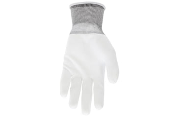 Image of MCR Safety NXG Work Gloves, 13 Gauge Nylon Shell, PU Palm and Fingertips, White, Medium, 9665M