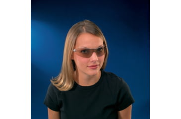 Image of MCR Safety S22 Series Safety Glasses, Soft Non-Slip Temple, Smaller Lens Design, I/O Clear Mirror, One Size, S2219