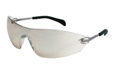Image of MCR Safety S22 Series Safety Glasses, Soft Non-Slip Temple, Smaller Lens Design, I/O Clear Mirror, One Size, S2219