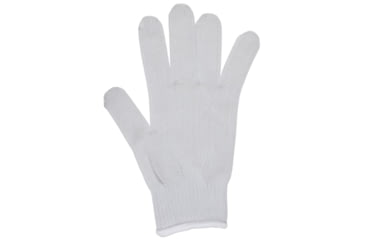 Image of MCR Safety Steelcore 2 10 Gauge Regular Weight Cut Resistant Work Gloves, Polyester Wrapped Stainless Steel, White, Small, 9356S