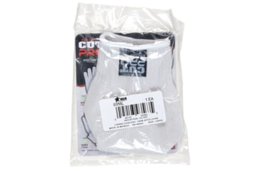Image of MCR Safety Steelcore 2 10 Gauge Regular Weight Cut Resistant Work Gloves, Polyester Wrapped Stainless Steel, White, Small, 9356S