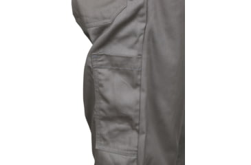 Image of MCR Safety Summit Breeze Flame Resistant Coverall, 7oz Cotton, Long Sleeve Coverall with Vented Underarms and Back, 1in Silver Reflective Stripes, CAT 2, Gray, 201138T, SBC201138T