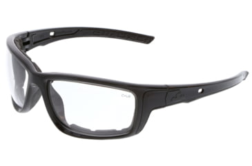 Image of MCR Safety Swagger SR5 Series Foam Lined Safety Glasses, UV-AF Anti-Fog Lenses, Spoggle Strap Slot on Temples, Clear, One Size, SR510AF