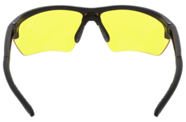 Image of MCR Safety Tier1 T123 Tactical Gear Safety Glasses, Matte Black Frame, Amber MAX6 Superior Anti-Fog Lens, One Size, T12314P