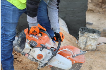Image of MCR Safety UltraTech Mechanics Gloves, Cut Pro 13 Gauge HyperMax Shell with Sandy Nitrile Foam Palm and Fingertips, Black/Salt and Pepper, Small, UT1952S