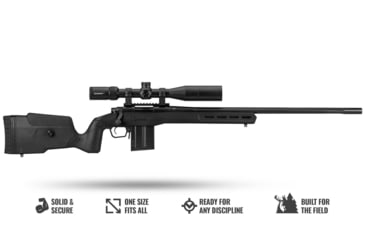 Image of MDT Field Stock Chassis Systemm Howa 1500, Short Action, Right Hand, 105826-BLK