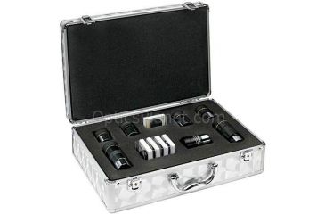 Image of Meade Series 4000 Telescope Eyepieces &amp; Filters Set  w/ included Aluminum Case