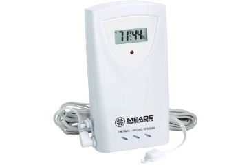 Image of Meade Wireless Remote Temperature &amp; Humidity Sensor w/Display &amp; Probe TS33F-M