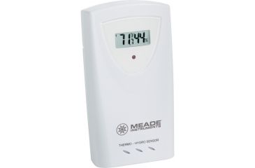 Image of Meade Wireless Remote Temperature &amp; Humidity Sensor with LCD Display TS33C-M