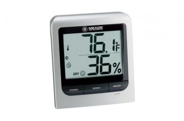 Image of Meade Wireless Remote Temperature &amp; Humidity Sensor with LCD Display TS33C-M