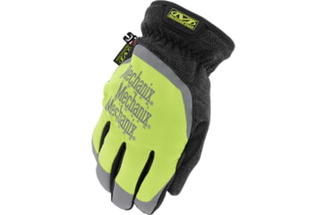 Image of Mechanix Wear Coldwork Fastfit Men's Gloves, Black/Hi-Viz, Small, CWKSFF-X91-008