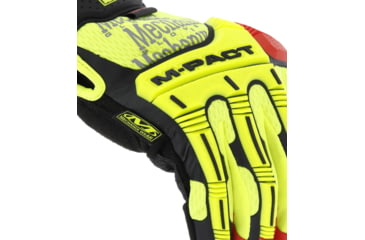 Image of Mechanix Wear M-Pact D4-360 Hi-Viz Gloves - Mens, High Visibility Yellow, Extra Large, SMP-X91-011