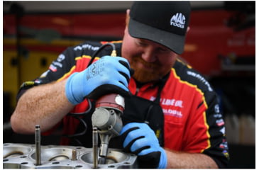 Image of Mechanix Wear SpeedKnit CoolMax Gloves - Men's, Large-Extra Large, Blue, S1CB-03-540