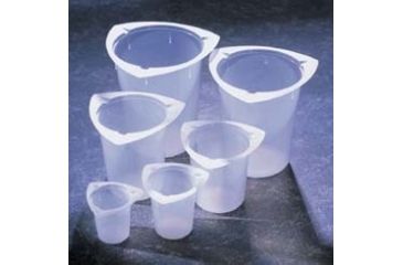 Image of Medegen Medical Tri-Pour Graduated Disposable Beakers, Case of 100, Polypropylene Pb1915-100 Beakers, 25384-152