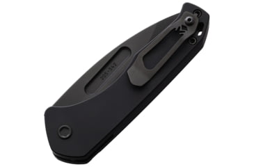 Image of Medford Auto Swift Button Lock Automatic Folding Knife, 3.25in, D2 Tool Steel, Drop Point Blade, Black PVD, Black Anodized Aluminum Handle, MD206SPD42AB