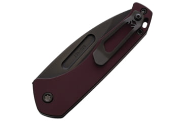 Image of Medford Swift Red Automatic Folding Knife, 4.38in Closed, 3.38in Black PVD Coated S45VN Stainless Drop Point Blade, Red PVD Coated Titanium Handle, MK206SPD-41AR-TPCP