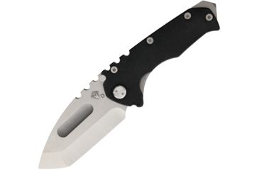 Image of Medford Praetorian G Framelock Black Folding Knife,4in,D2 Tool Steel,Standard Edge,Tanto,Black,G10 Handle MD11DTT08TM