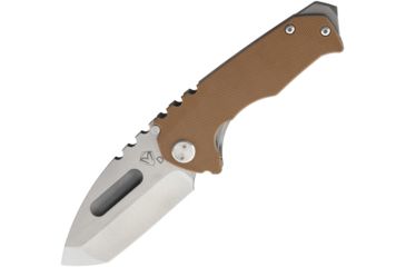 Image of Medford Praetorian Genesis Coyote Folding Knife,3.375in,D2 Tool Steel,Standard Edge,Tanto,Tan,G10 Handle MD52CY