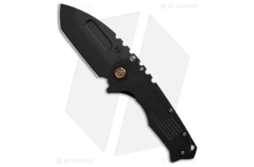 Image of Medford Praetorian Scout M/P Folding Knife, 3.70in, D2, Tanto Blade, G10 Black/Bronze Handle, Black/Black/Bronze, 9.00in, BHQ-205391