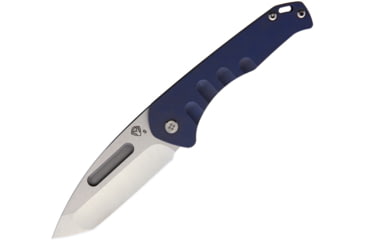 Image of Medford Praetorian Slim Framelock Folding Knife, Blue, Blue anodized titanium handle, MK208STT-37A2-YSCS-Q4