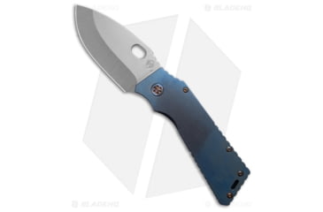 Image of Medford TFF-1 Folding Knife, 4.00in, CPM S45VN, Spear Point Blade, Titanium Blue Handle, Gray/Blue, 9.625in, BHQ-213905