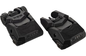 Image of Meprolight Flip-Up Front &amp; Rear Tritium Sight Set, 4 Rear Dots, Black, FRBS M4D