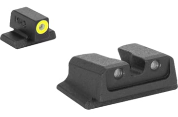 Image of Meprolight Highly Visible Day/Night Self-Illuminated Fixed Set for S&amp;W M&amp;P, Green/Yellow, 0417663121, 417663121