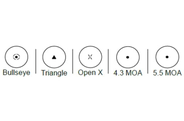 Image of Meprolight M21 Day/Night 1x30mm Self Illuminated Reflex Sight, Open X Reticle w/MX3F Bundle, Black, 56261610
