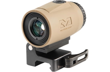 Image of Meprolight MMX3 3x18mm Micro Magnifier w/ Quick Flip, QD Picatinny, Black, 2.8x1.4x1.74 inch, 8016000100