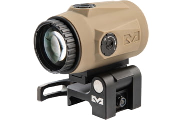 Image of Meprolight MMX3 3x18mm Micro Magnifier w/ Quick Flip, QD Picatinny, Black, 2.8x1.4x1.74 inch, 8016000100
