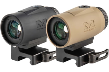 Image of Meprolight MMX4 4x24mm Micro Magnifier w/ Quick Flip, QD Picatinny, Black, 3.2x1.4x1.74 inch, 8016000200