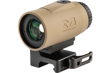 Image of Meprolight MMX4 4x24mm Micro Magnifier w/ Quick Flip, QD Picatinny, Black, 3.2x1.4x1.74 inch, 8016000200