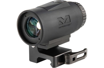 Image of Meprolight MMX4 4x24mm Micro Magnifier w/ Quick Flip, QD Picatinny, Black, 3.2x1.4x1.74 inch, 8016000200
