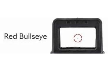 Image of Meprolight MPO-F Open Emitter Pistol Sight with RMR Footprint, Red, 3/33 Moa Bullseye, Black Red Reticle, 901141271, 901141271