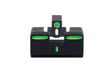 Image of Meprolight R4E Optimized Duty Sight Set, Full Size, Glock Only, Green Front/Green Rear, ML12224G, 122243101