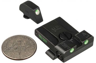 Image of Meprolight Tru-Dot Adjustable Night Sight Set for Glock 19 &amp; 20, Green Front/Rear, 20224, 202243101